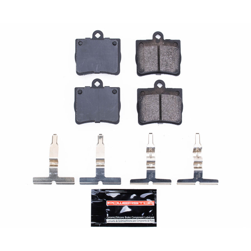 Power Stop 97-98 Mercedes-Benz C230 Rear Z23 Evolution Sport Brake Pads w/Hardware Brake Pads - Performance PowerStop