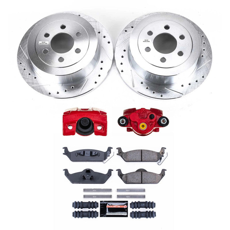 Power Stop 03-04 Dodge Dakota Rear Z23 Evolution Kit w/Calipers Brake Kits - Performance D&S PowerStop