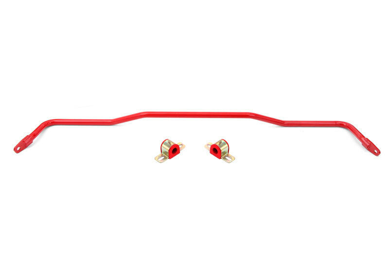 BMR 15-22 S550 Mustang Sway Bar Kit Rear Hollow 22mm Non-Adjustable Red Sway Bars BMR Suspension