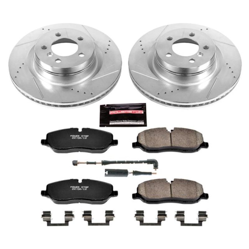 Power Stop 06-09 Land Rover Range Rover Front Z23 Evolution Sport Brake Kit Brake Kits - Performance D&S PowerStop