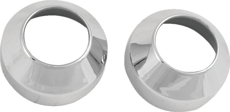 Bikers Choice 84-17 41MM Wide Glide Chrome Fork Boot Covers Pr Fork Assemblies Bikers Choice