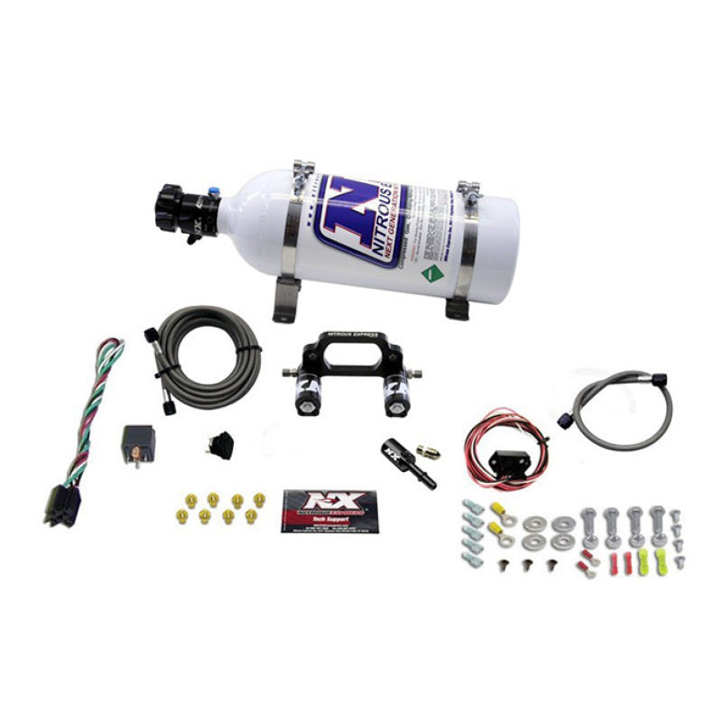 Nitrous Express Polaris RZR 800cc Nitrous Plate Kit w/5.0lb Bottle Nitrous Systems Nitrous Express