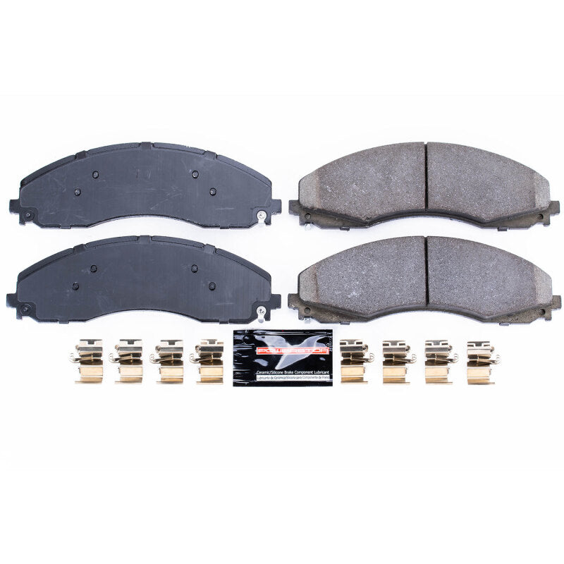 Power Stop 17-19 Ford F-450 Super Duty Rear Z23 Evolution Sport Brake Pads w/Hardware Brake Pads - Performance PowerStop