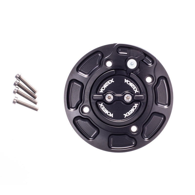 Vortex Racing V3 Fuel Cap Kawasaki- Black Fuel Caps Vortex Racing