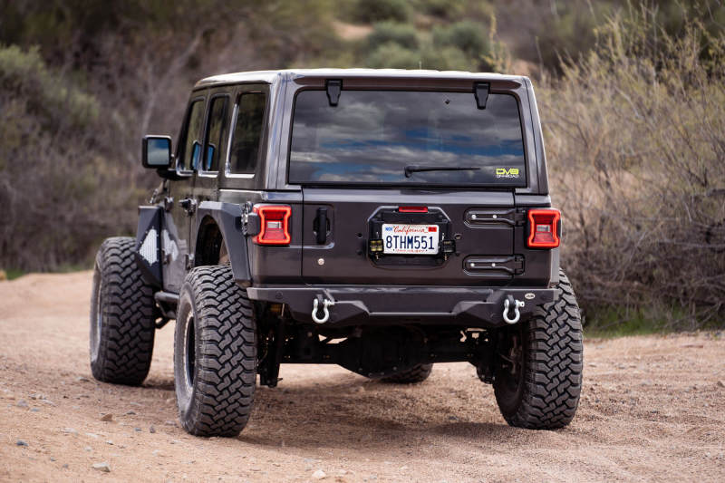 DV8 Offroad 18-22 Jeep Wrangler JL Spare Tire Delete Kit w/Light Mounts Brackets DV8 Offroad