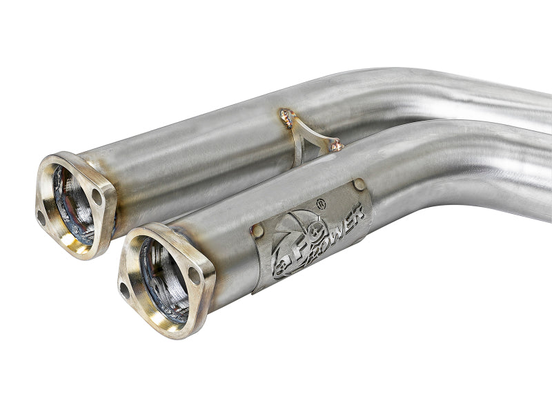 aFe Twisted Steel HDR X-Pipe SS-304 01-06 BMW M3 3.2L S54 X Pipes aFe