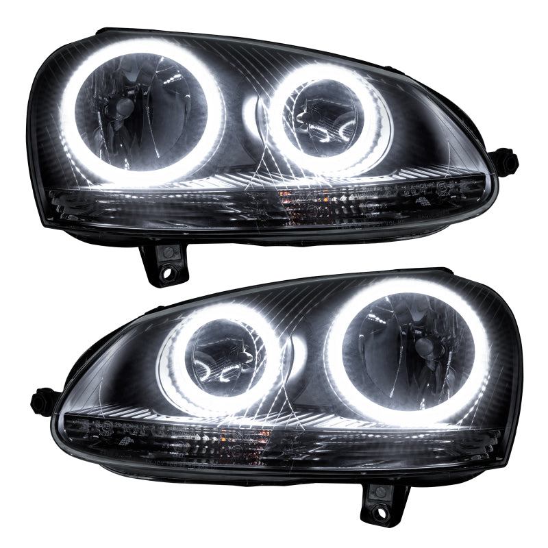 Oracle 06-10 Volkswagen Jetta SMD HL - Chrome - White Headlights ORACLE Lighting