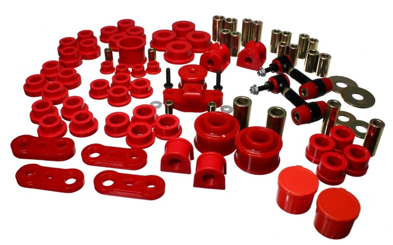Energy Suspension 08-12 Subaru Impreza WRX Red Hyper-Flex Master Bushing Set Bushing Kits Energy Suspension