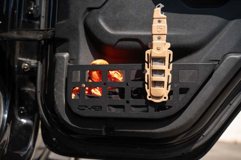 DV8 Offroad 2018+ Jeep Wrangler JL/Gladiator JT Slim Rear Door Molle Pockets Exterior Trim DV8 Offroad