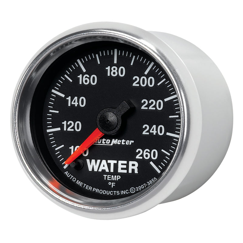 Autometer GS 100-260 degree Electronic Water Temperature Gauge Gauges AutoMeter