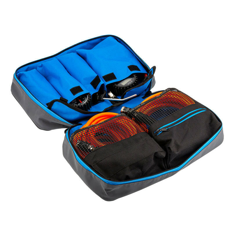 ARB Inflation Case Black Finish w/ Blue Highlights PVC Material Reflective Strips Tow Straps ARB