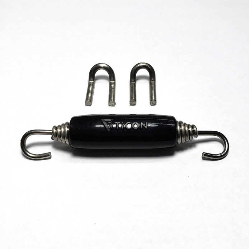 Stainless Bros Spring Tab Kit - Single SS304 (1 Spring 2 Hook and 1 Black Silicone Sleeve) Exhaust Hooks Stainless Bros