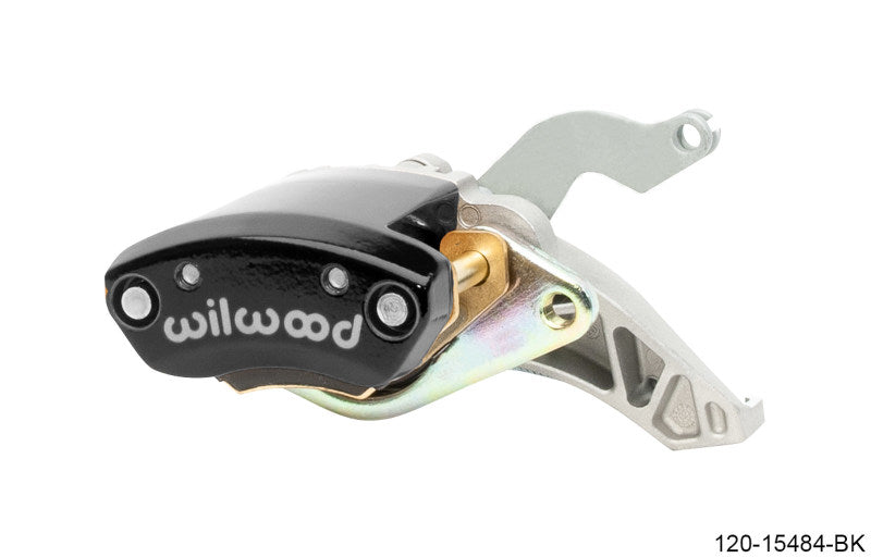 Wilwood Caliper - MC4 Mechanical Right Hand - Black 1.19in Piston 1.10in Rotor - Black Brake Calipers - Perf Wilwood