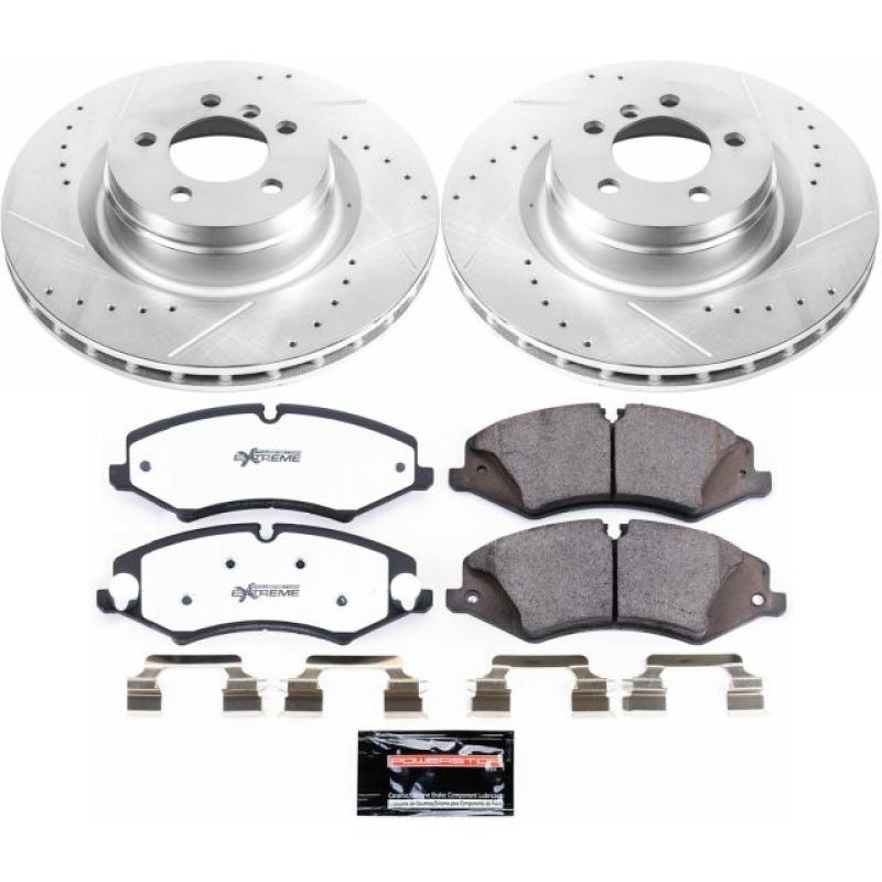 Power Stop 10-12 Land Rover Range Rover Front Z36 Truck & Tow Brake Kit Brake Kits - Performance D&S PowerStop