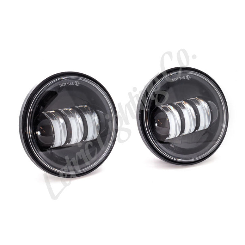 Letric Lighting 4.5in LED Passing Lamps Black Light Accessories and Wiring Letric Lighting