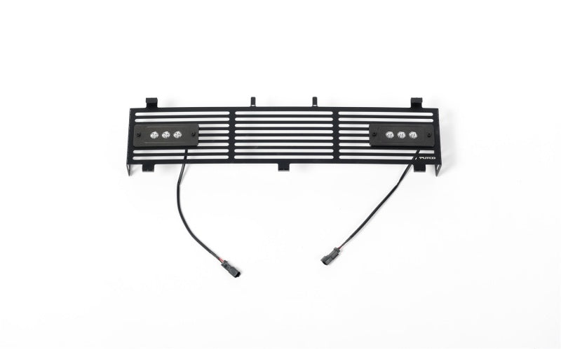 Putco 11-16 Ford SuperDuty - SS Black Bar Design w/ Qty 2 - 6in Light bars Bumper Grille Inserts Grilles Putco