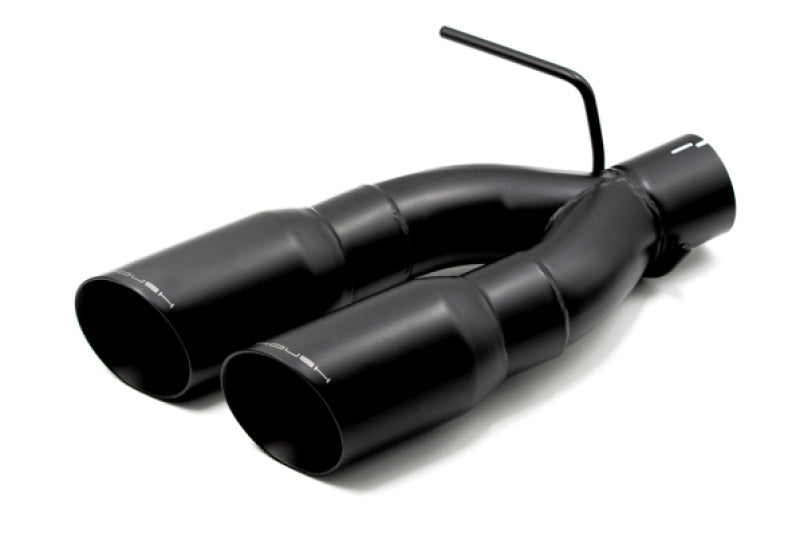 Roush 21-24 Ford F-150 5.0L 4in Black Exhaust Y Tip Kit Tips Roush