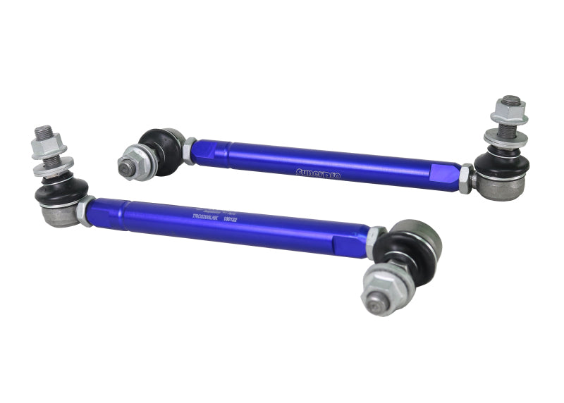 SuperPro 2001 Toyota Highlander Limited Front HD Adjustable End Link Set (12mm Studs 254mm-305mm) Sway Bar Endlinks Superpro