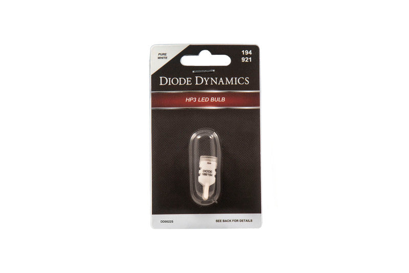 Diode Dynamics 194 LED Bulb HP3 LED Pure - White Short (Single) Bulbs Diode Dynamics