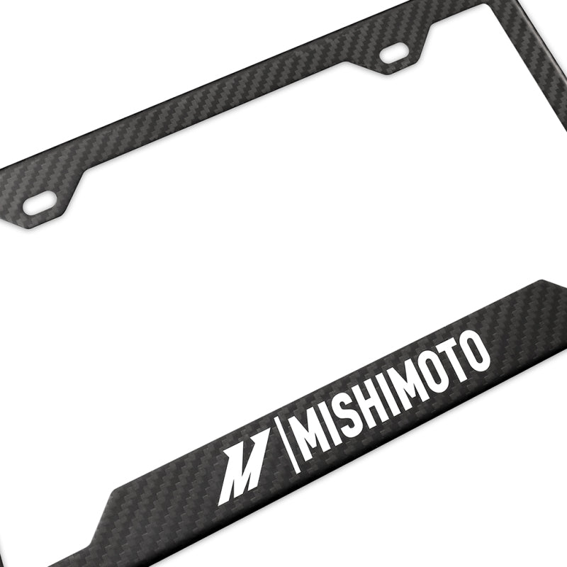 Mishimoto Carbon Fiber License Plate Frame - Matte Cargo Boxes & Bags Mishimoto