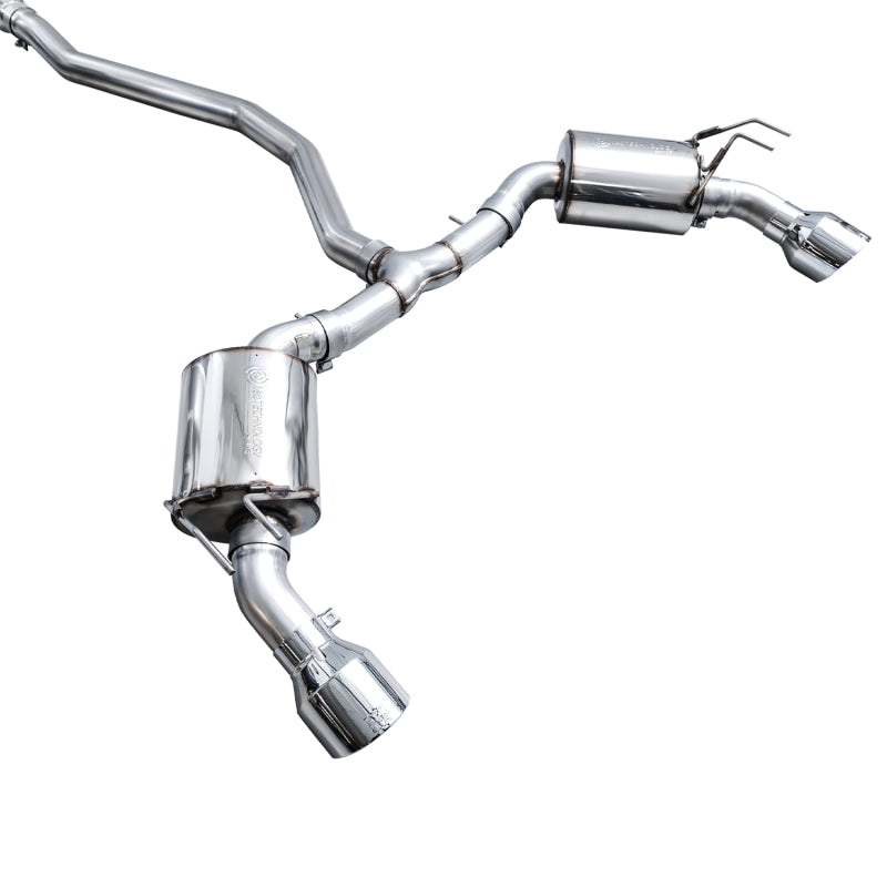 AWE Tuning 22+ Honda Civic Si/Acura Integra Touring Edition Catback Exhaust - Dual Chrome Silver Tip Catback AWE Tuning