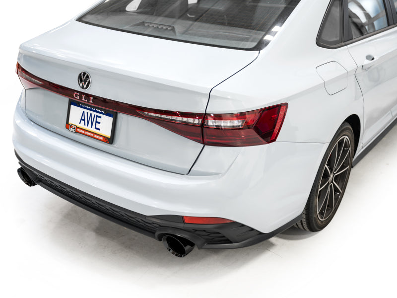 AWE Tuning 22-25 Volkswagen Jetta GLI Track Edition Exhaust - Diamond Black Tips Catback AWE Tuning