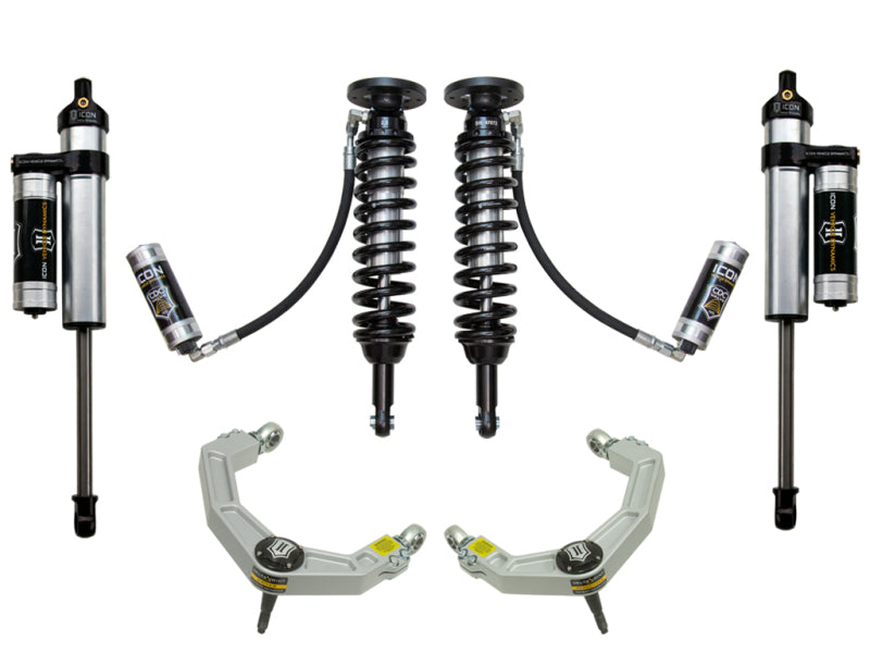 ICON 09-13 Ford F-150 2WD 1.75-2.63in Stage 4 Suspension System w/Billet Uca Coilovers ICON
