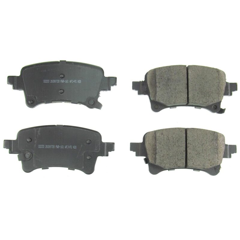 Power Stop 2020 Jeep Gladiator Rear Z16 Evolution Ceramic Brake Pads Brake Pads - OE PowerStop
