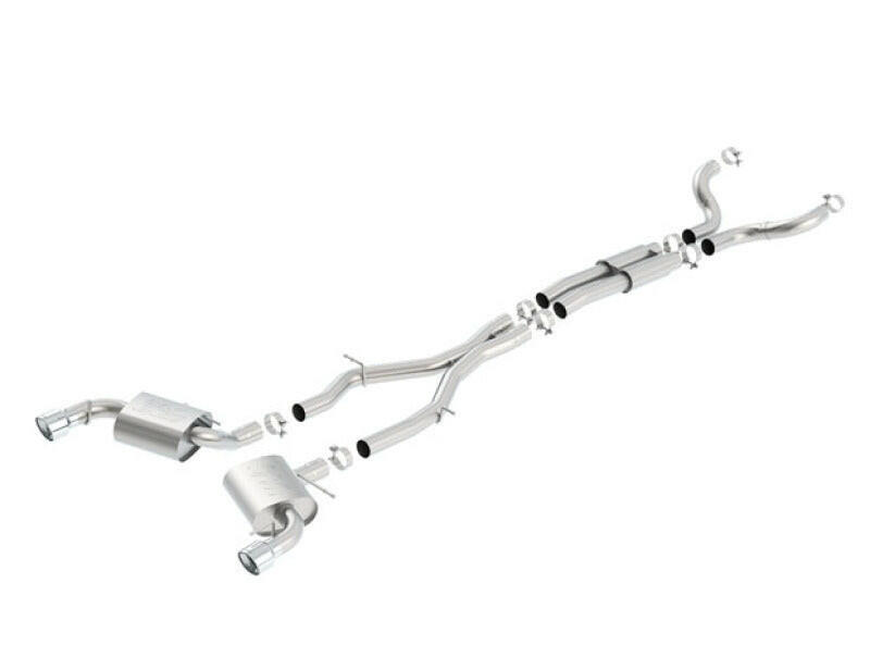 Borla 16-17 Chevy Camaro SS 6.2L ATAK Catback Single Split Rear Exit Exhaust w/Single Tips Catback Borla