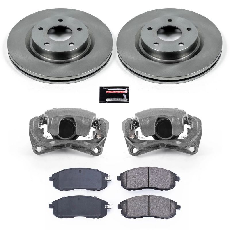 Power Stop 07-13 Nissan Altima Front Autospecialty Brake Kit w/Calipers Brake Kits - OE PowerStop
