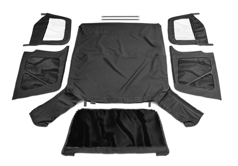 Rampage 1997-2006 Jeep Wrangler(TJ) OEM Replacement Top - Black Diamond Soft Tops Rampage