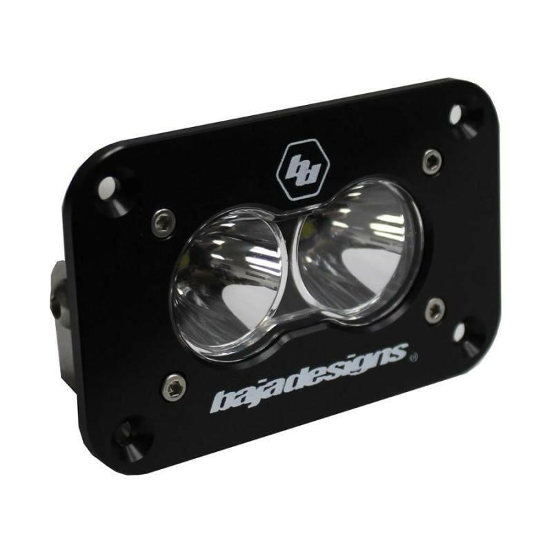 Baja Designs S2 Sport Flush Mount Spot Pattern LED Work Light - Clear Light Bars & Cubes Baja Designs