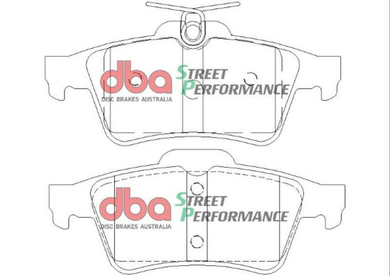 DBA 08-10 Chevrolet Cobalt (Rear Rotor) SP Performance Rear Brake Pads Brake Pads - Performance DBA