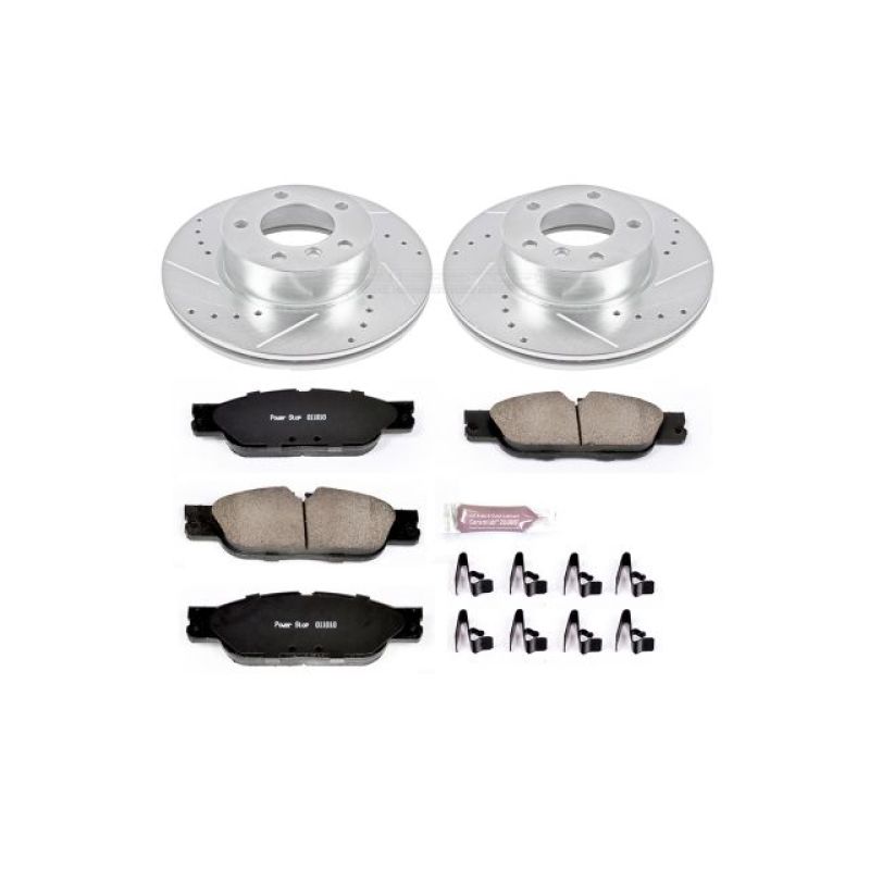 Power Stop 10-13 BMW 128i Front Z23 Evolution Sport Brake Kit Brake Kits - Performance D&S PowerStop