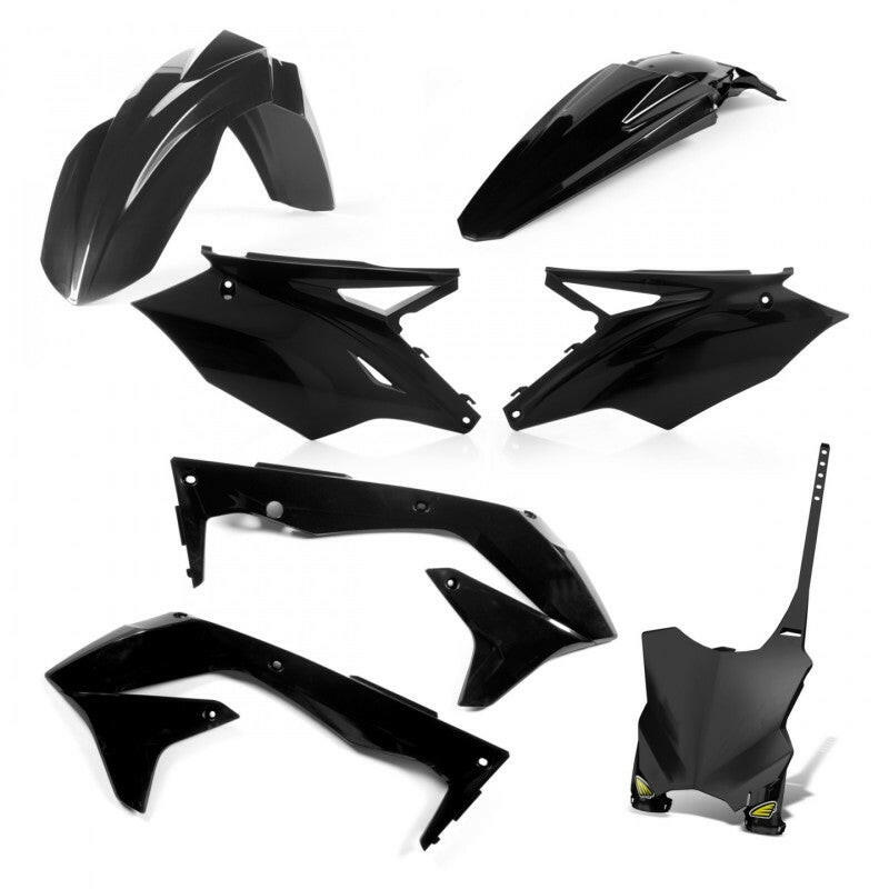Cycra 16-18 Kawasaki KX450F 5 pc. Replica Body Kit - Black Plastics Cycra