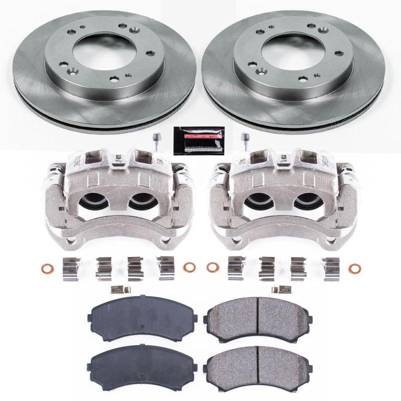 Power Stop 2002 Honda Passport Front Autospecialty Brake Kit w/Calipers Brake Kits - OE PowerStop