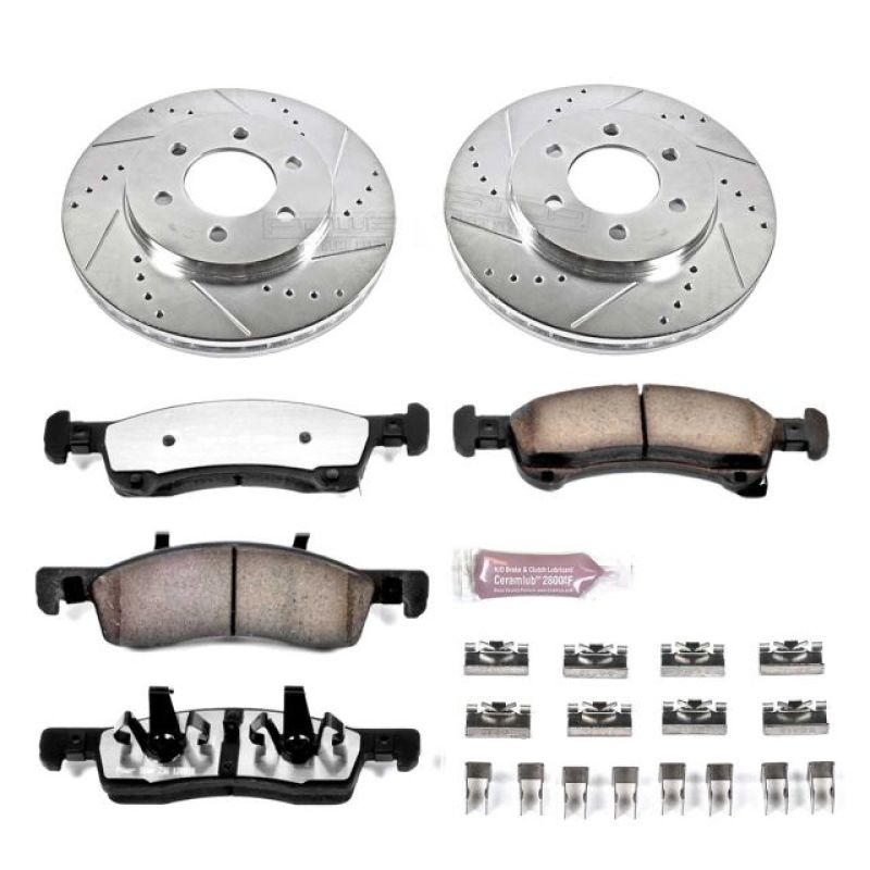 Power Stop 02-06 Ford Expedition Front Z36 Truck & Tow Brake Kit Brake Kits - Performance D&S PowerStop