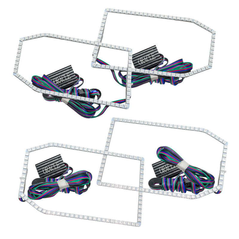 Oracle Chevy Silverado 14-15 Halo Kit Non-Projector Style - ColorSHIFT w/o Controller Headlights ORACLE Lighting