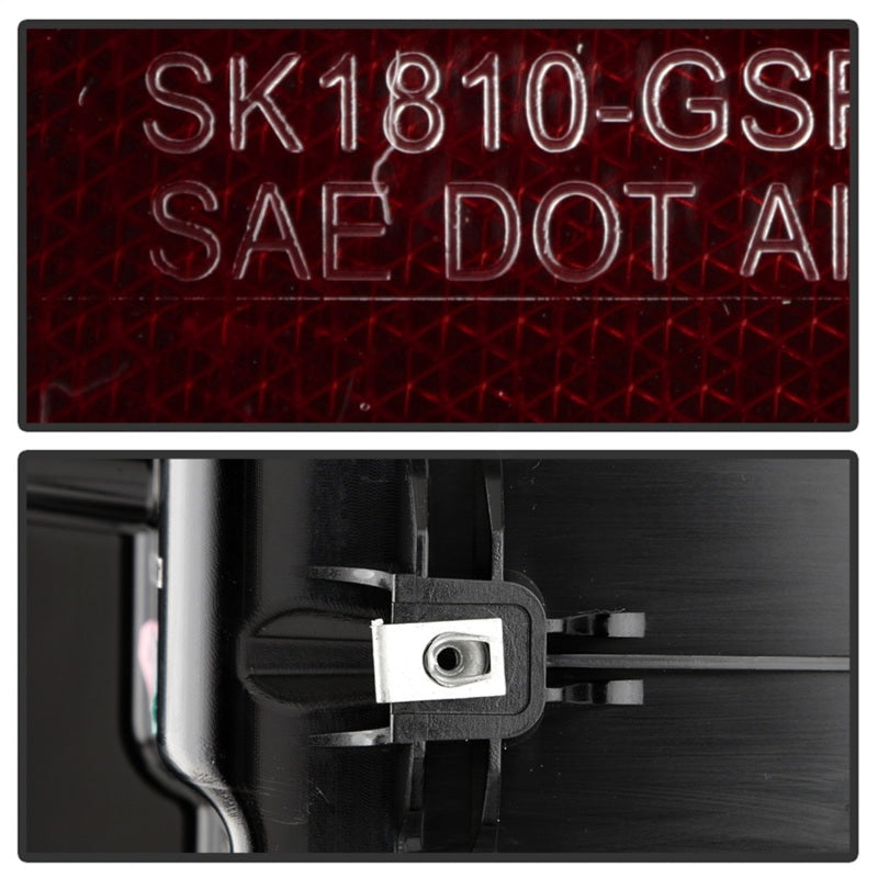 Spyder GMC Sierra 19-20 Incandescent Bulb Model Only LED Tail Lights-Black Smoke ALT-YD-GS19-LED-BSM Tail Lights SPYDER