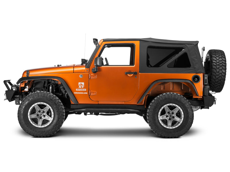 Raxiom 07-18 Jeep Wrangler JK 50-Inch LED Light Bar Windshield Mount w/ Auxiliary Bracket Light Bars & Cubes Raxiom