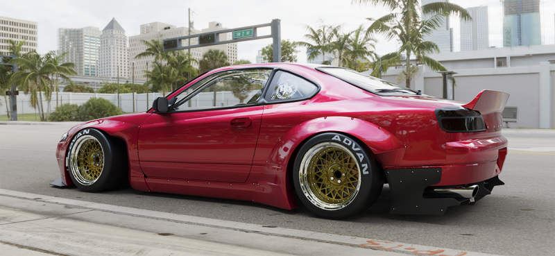 GReddy 1999-2002 Nissan Silvia Full Rocket Bunny S15 Pandem Aero Kit Body Kits GReddy