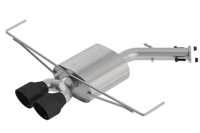 Borla 2019 Hyundai Veloster 1.6L FWD S-Type Exhaust (Rear Section Only) w/ Ceramic Black Tips Axle Back Borla