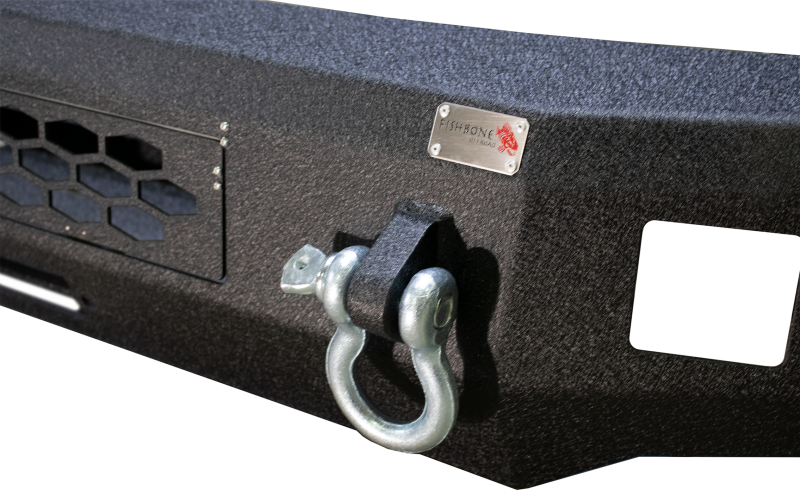 Fishbone Offroad 07-13 Chevy Silverado 1500 Front Bumper - Black Bumpers - Steel Fishbone Offroad