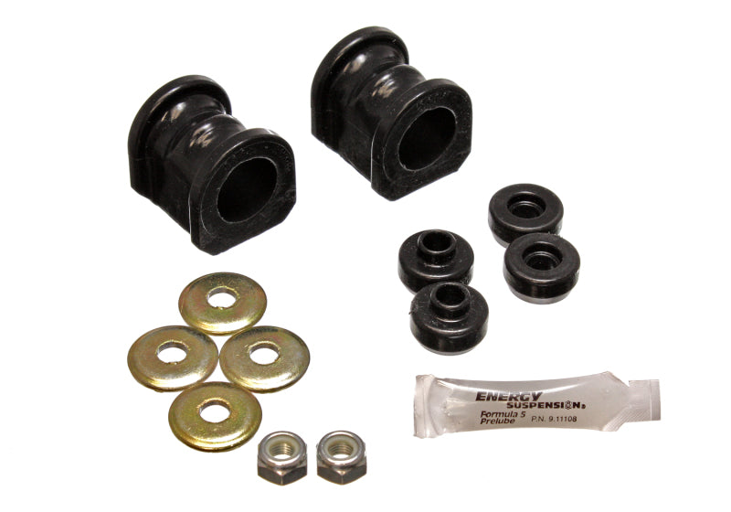Energy Suspension 91-94-Nissan Sentra/NX1600/2000 Black 27mm Front Sway Bar Frame Bushings (Sway bar Bushing Kits Energy Suspension