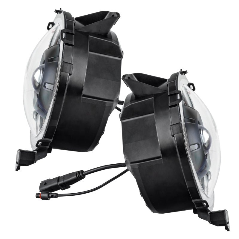 Oracle Oculus Bi-LED Projector Headlights for Jeep JL/Gladiator JT Satin Silver 5500K Headlights ORACLE Lighting