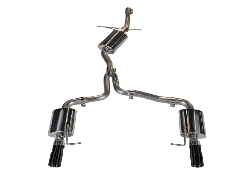 AWE Tuning Audi B8 A4 Touring Edition Exhaust - Dual Outlet Diamond Black Tips Catback AWE Tuning