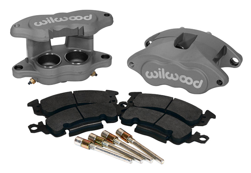 Wilwood D52 Rear Caliper Kit - Grey Ano 1.25 / 1.25in Piston 1.28in Rotor Big Brake Kits Wilwood