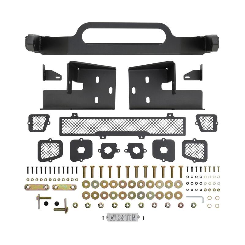 Westin 21-23 Ford F-150 (Excl. 2022+ Lightning EV) Pro-Series Front Bumper - Tex. Blk Bumpers - Steel Westin