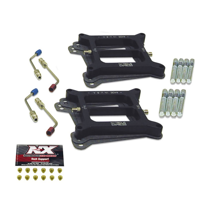 Nitrous Express Dual 4150 Stage Six Nitrous Plate Conversion Nitrous Plates Nitrous Express