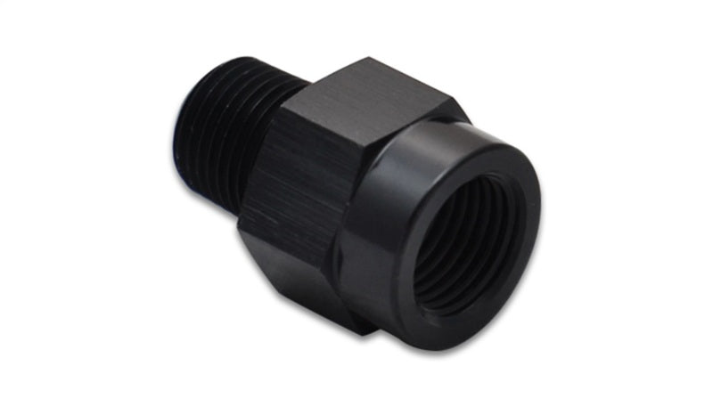 Vibrant 1/8in Male BSP to 1/8in Female NPT Adapter Fitting - Aluminum Fittings Vibrant